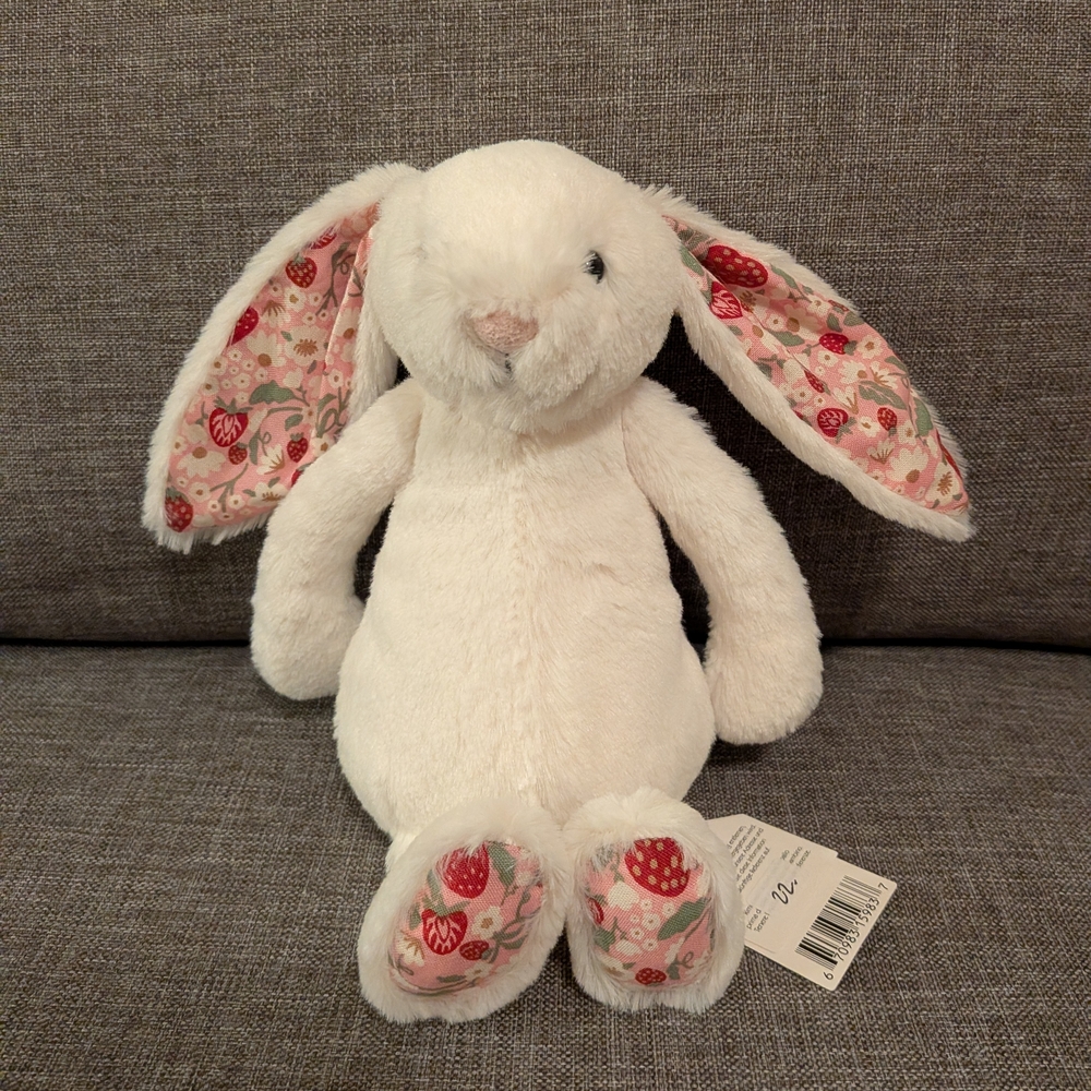Jellycat Blossom Cream Bunny "Berry"
